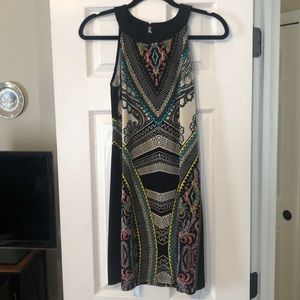 Patterned Petite Mini Dress